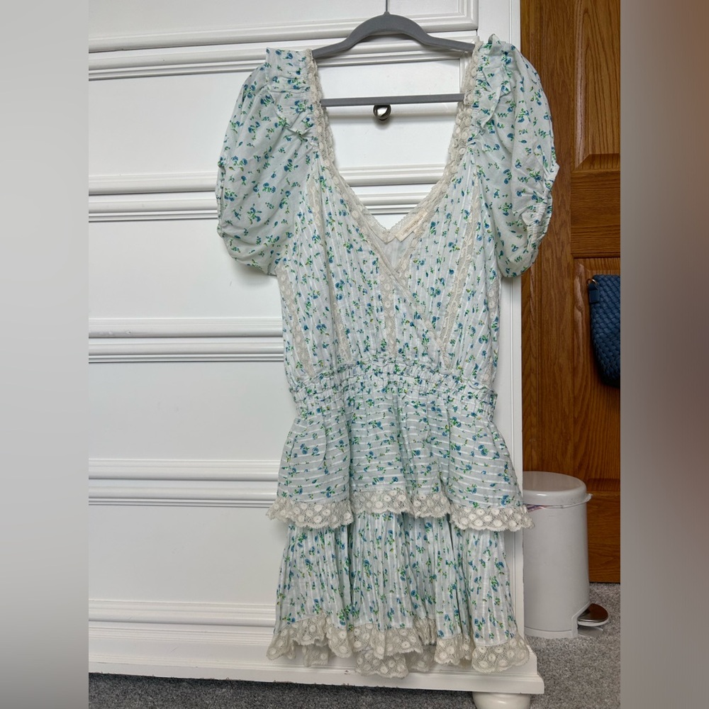 LOVESHACKFANCY CARLO DRESS - Picture 3 of 5